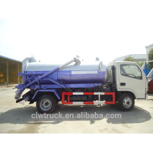 Dongfeng 4x2 camión de succión de aguas residuales, 3-5m3 utilizado camión de aguas residuales de vacío